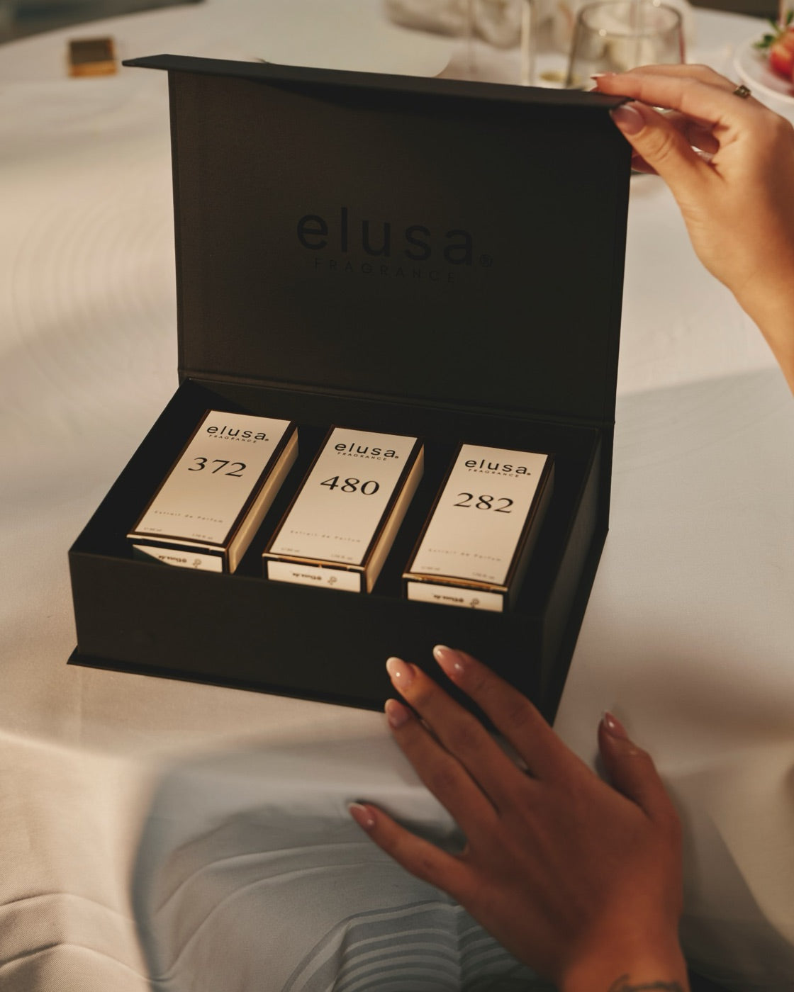 Elusa Geschenkbox mit 372, 480 und 282