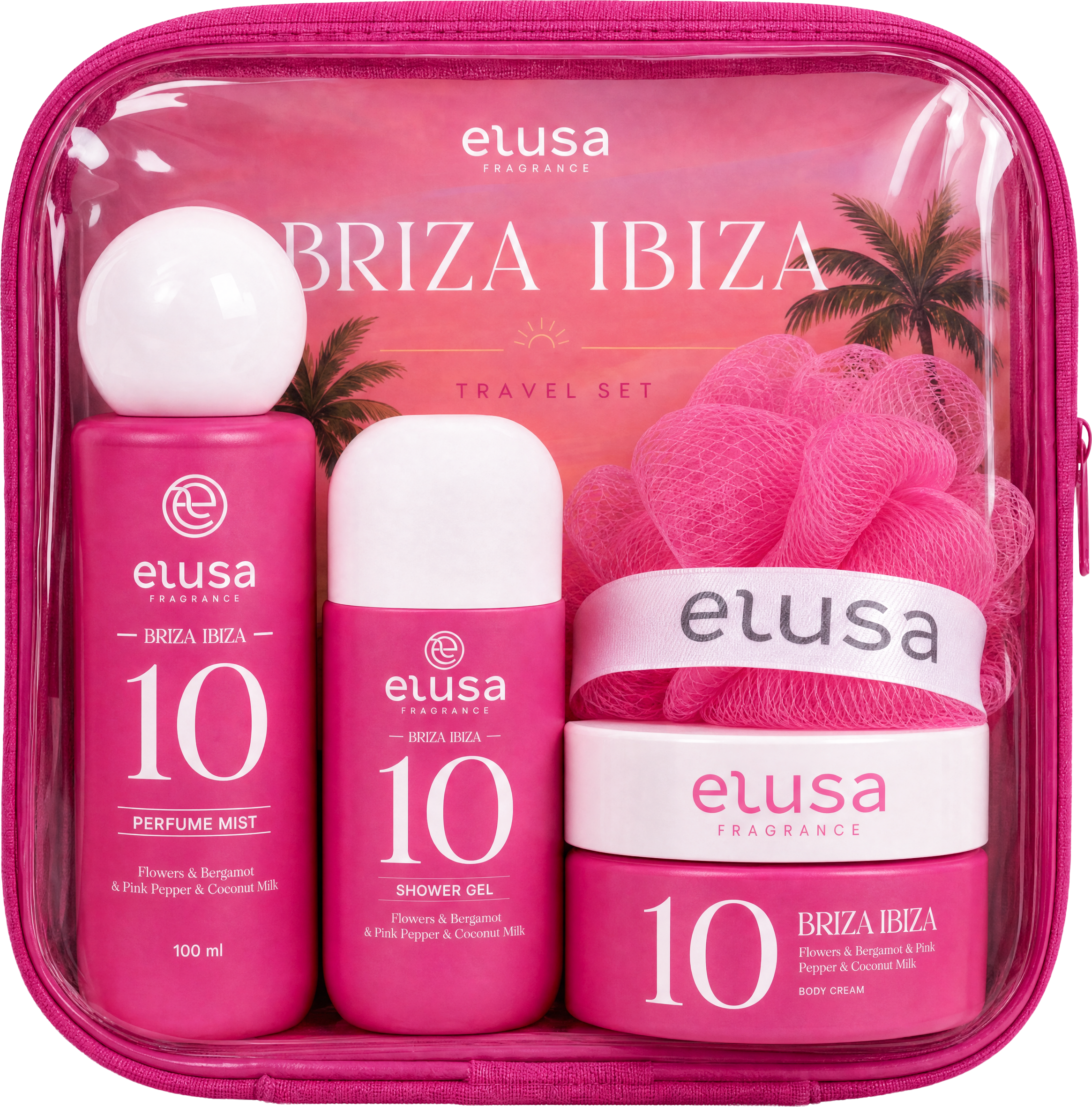 Travel Set Pink 10:00